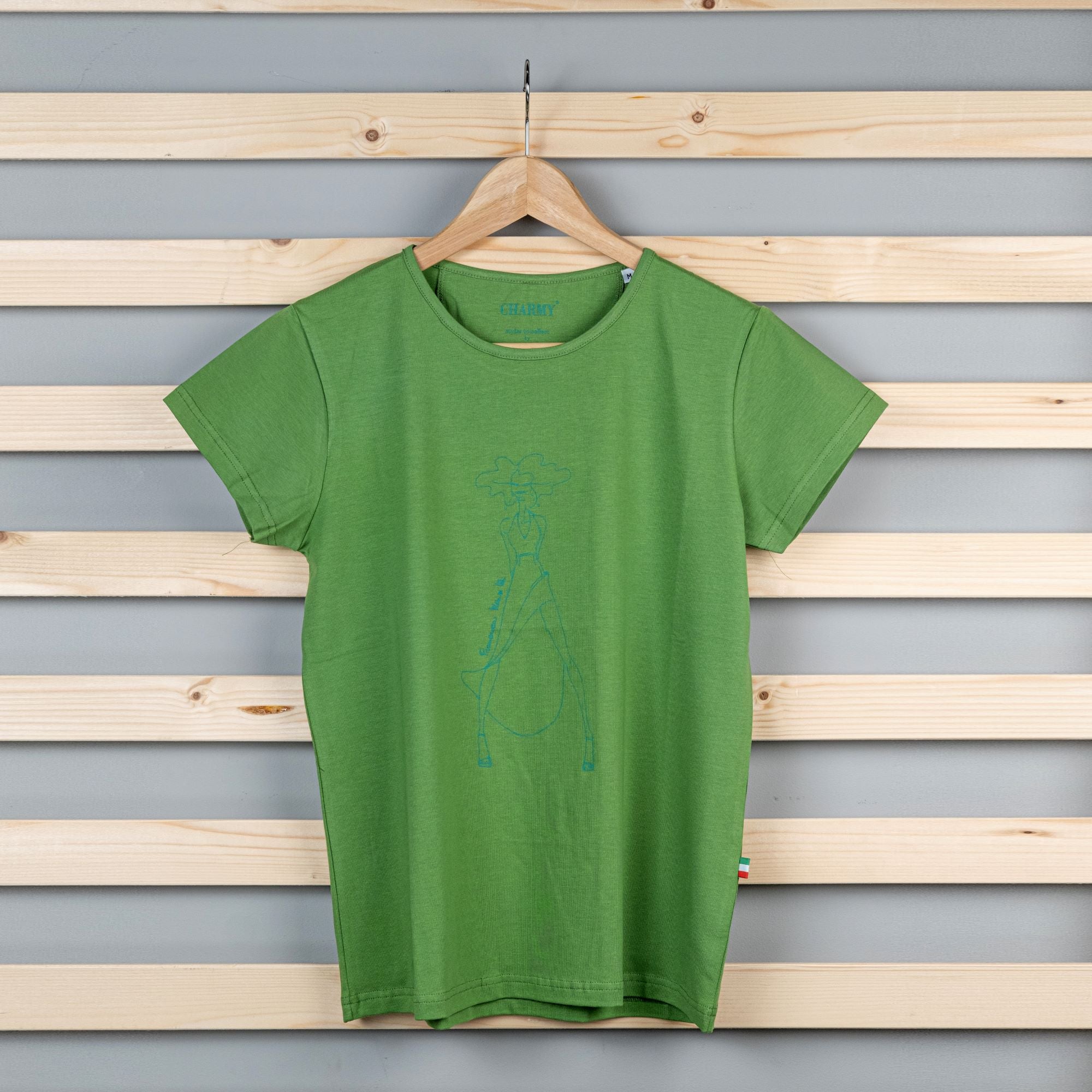 Green Charmy T-Shirt — Liz