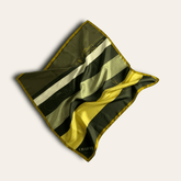lenço em seda 65 x 65 "Stripes" - charmystyles