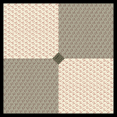 lenço em seda 65x65 cm "all faces" - charmystyles