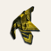 Lenço em seda 65x65 cm "daring Mondrian" - charmystyles