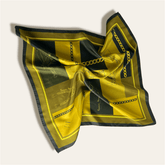 Lenço em seda 65x65 cm "daring Mondrian" - charmystyles