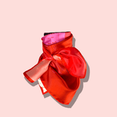 Lenço em seda 65x65 cm "pastel damier" - charmystyles