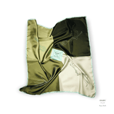 Lenço em seda 65x65 cm "pastel damier" - charmystyles