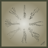 Lenço em seda 65x65 cm "Spark" - charmystyles