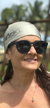 Lenço em seda 65x65 cm "Spark" - charmystyles